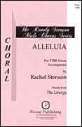 Alleluia TTBB choral sheet music cover